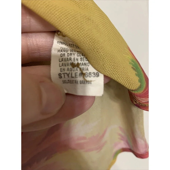 Vintage Y2K Fashion Model Semi Sheer Denim Accents Top Retro See Measurements - Picture 9 of 9